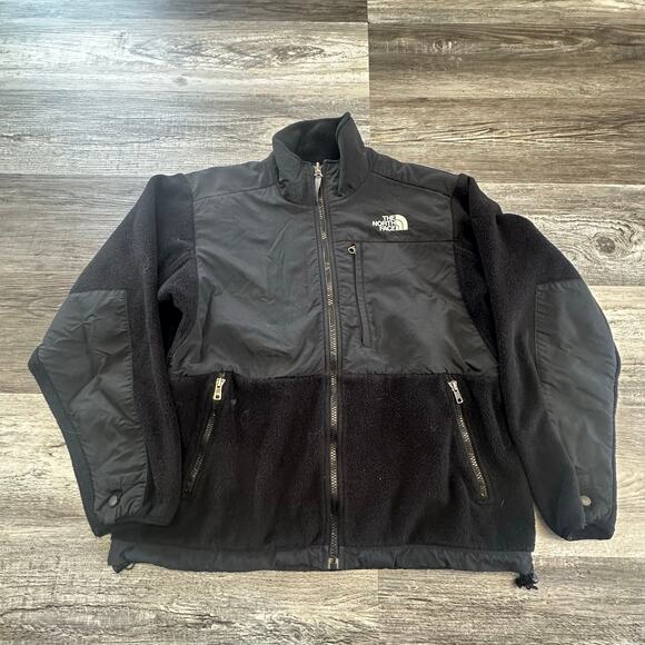 The‎ North Face Black Womens S Full Zip Denali Polartec Fleece Jacket Gorpcore - Picture 1 of 9